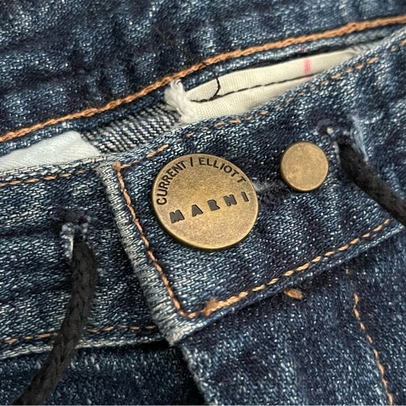 Marni Current Elliot The Drawstring Pinocchio Pants Cropped Jeans - Picture 7 of 11